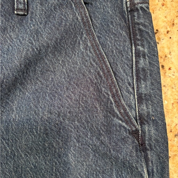 Abercrombie Curve Love Classic Blue Tailored Denim Pant - Picture 6 of 7